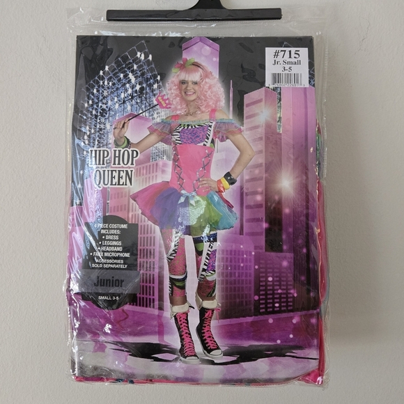 Dreamgirl Retro 80s Halloween Costume S (3 - 5) - Picture 3 of 8